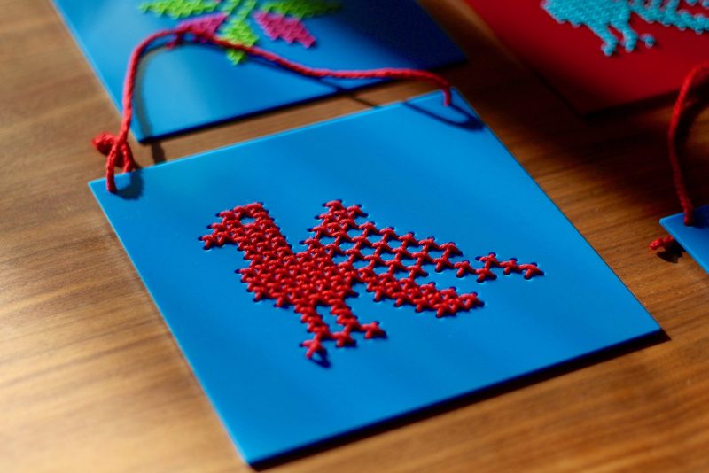 Children's Embroidery Kit: Palestinian Bird Motif - Image 4