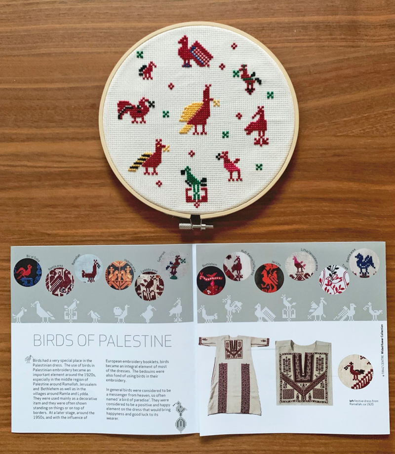 Birds of Palestine embroidery kit - Image 2