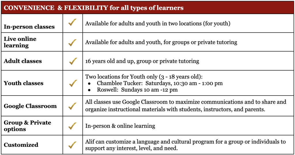 Arabic Language Program 